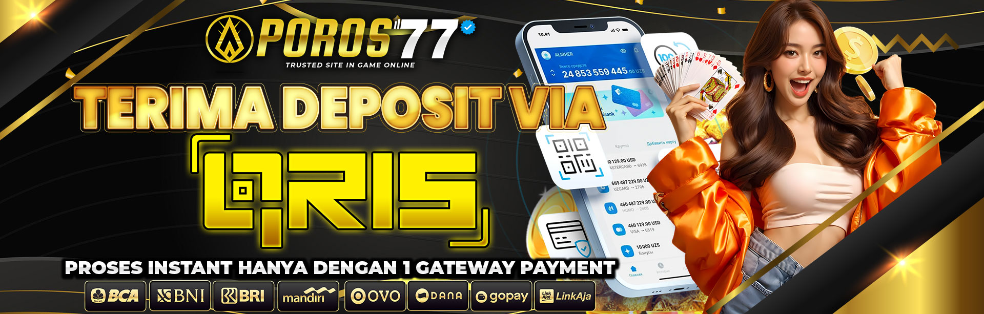 DEPOSIT QRIS POROS77